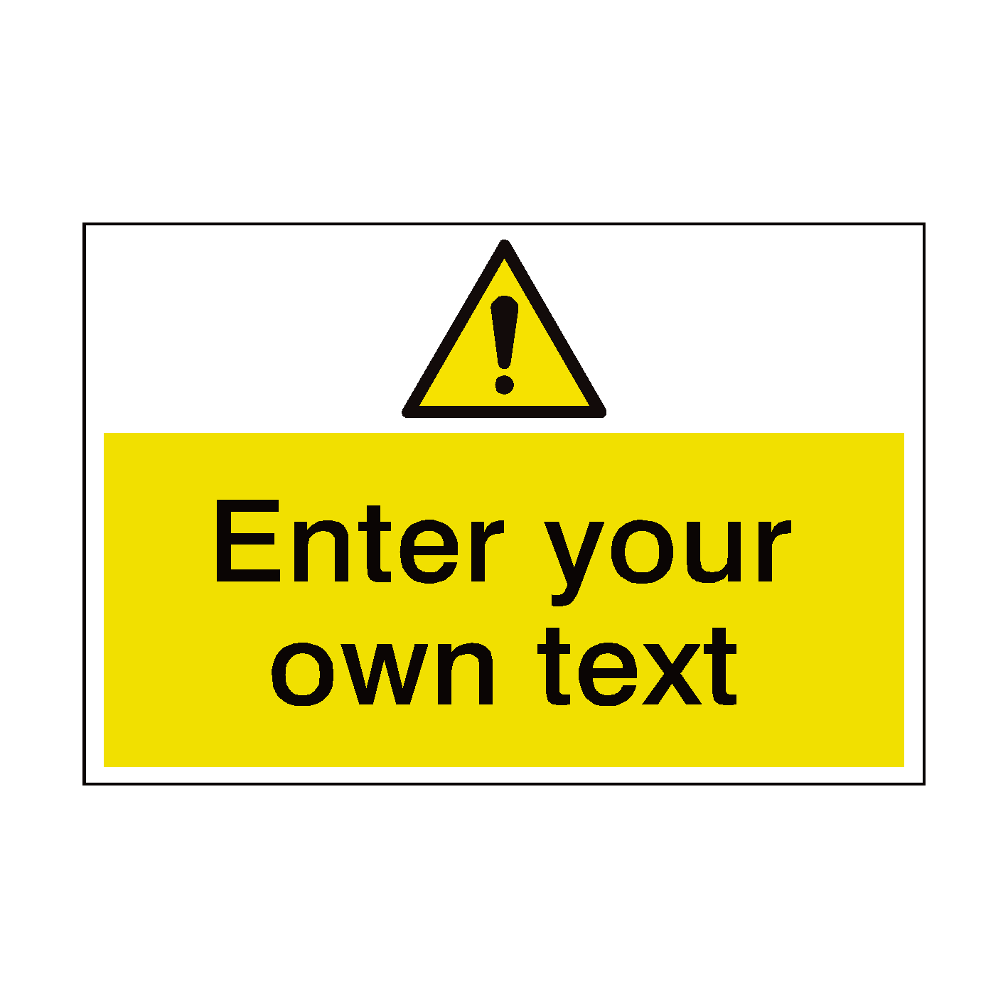 Extensive Custom Safety Sign Collections Now Added