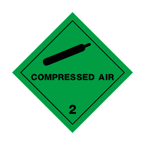 Compressed Air 2 Sign | PVC Safety Signs