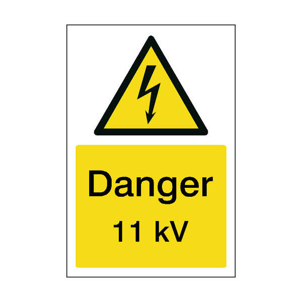11 kV Sign | PVC Safety Signs