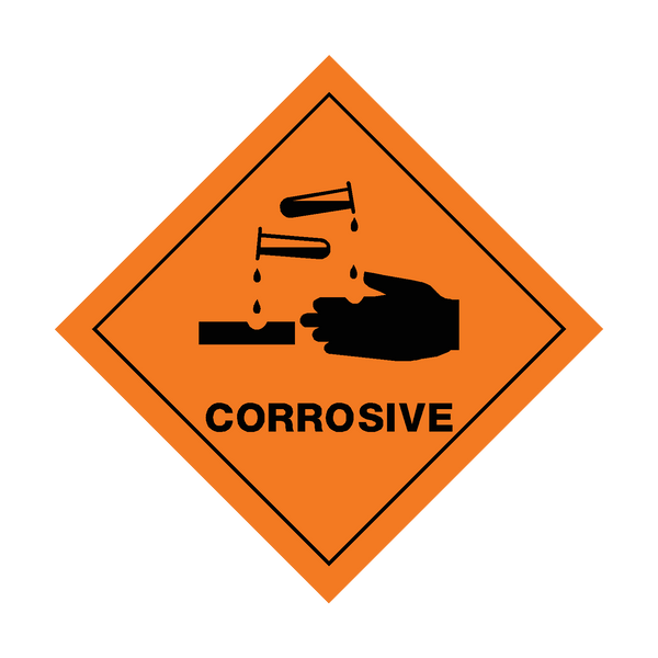 Corrosive Sign | PVC Safety Signs