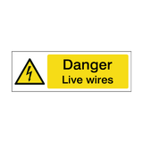 Live Wires Safety Sign - PVC Safety Signs