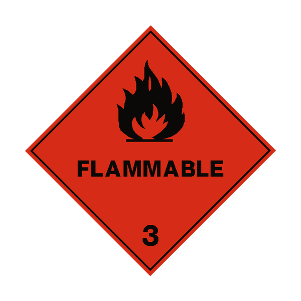 Flammable Sign | PVC Safety Signs