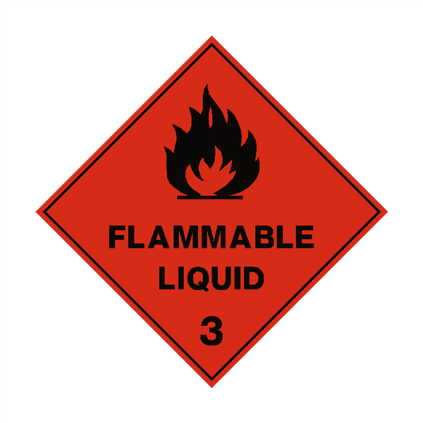 Flammable Liquid Sign | PVC Safety Signs