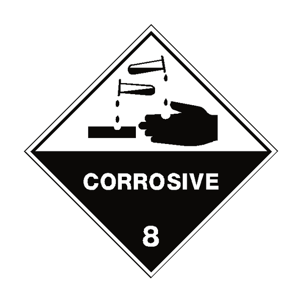 Corrosive Sign | PVC Safety Signs