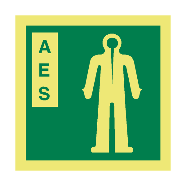 AES Symbol IMO Sign - PVC Safety Signs