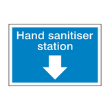 Hand Sanitiser Station Sign - PVC Safety Signs
