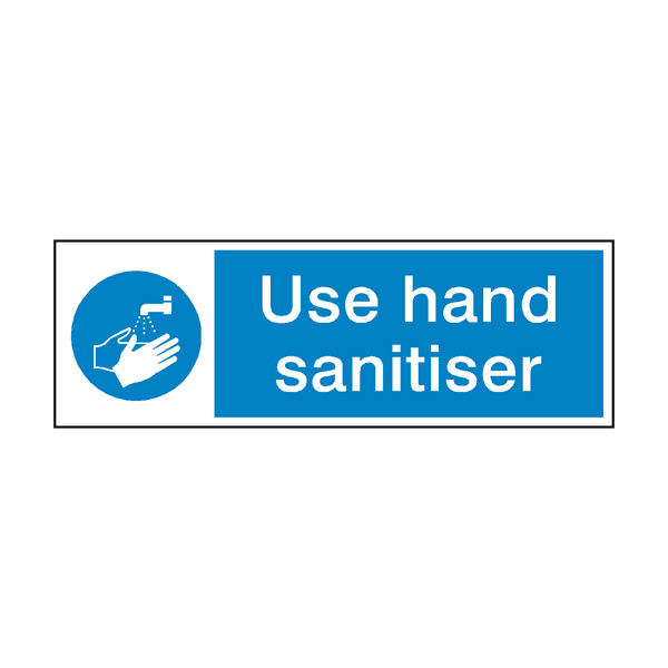 Use Hand Sanitiser Safety Sign - PVC Safety Signs