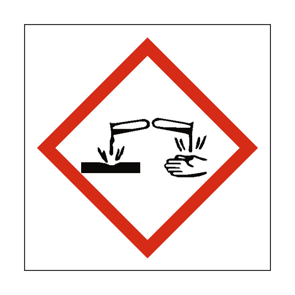 Corrosive COSHH Sign - PVC Safety Signs