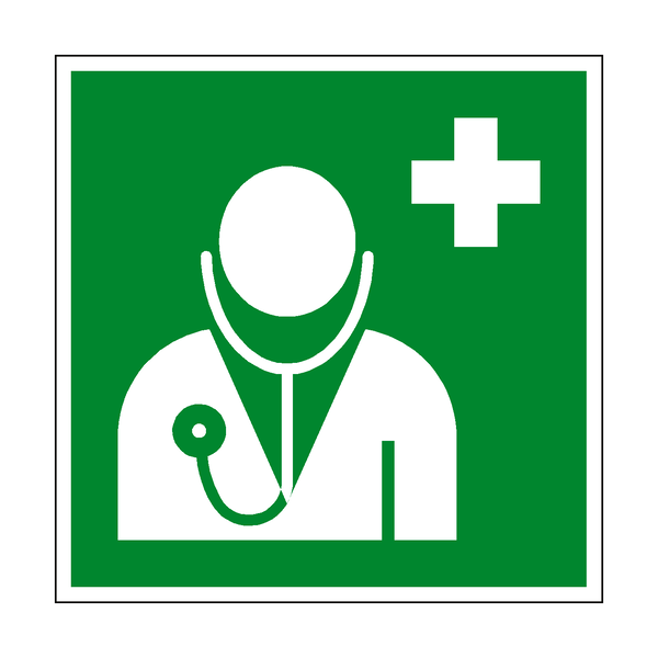 Doctor Symbol Sign - PVC Safety Signs