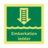 Embark Ladder Safety Sign - PVC Safety Signs