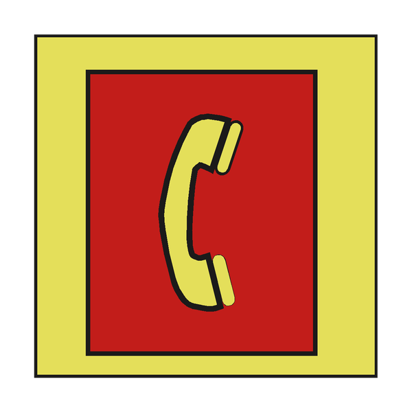 EMERGENCY TEL PHONE IMO SIGN - PVC Safety Signs