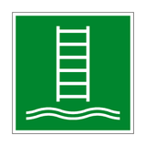 Embarkation Ladder Symbol Sign - PVC Safety Signs
