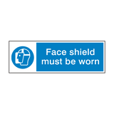 Face Shield Sign - PVC Safety Signs