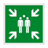 Fire Assembly Point Symbol Sign - PVC Safety Signs