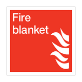 Fire Blanket Square Sign - PVC Safety Signs