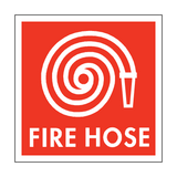 Fire Hose Symbol Safety Sign - PVC Safety Signs