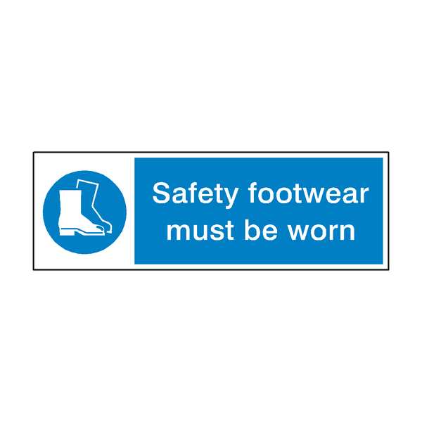 Safety Footwear Sign - PVC Safety Signs