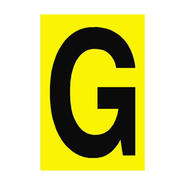 yellow letter g