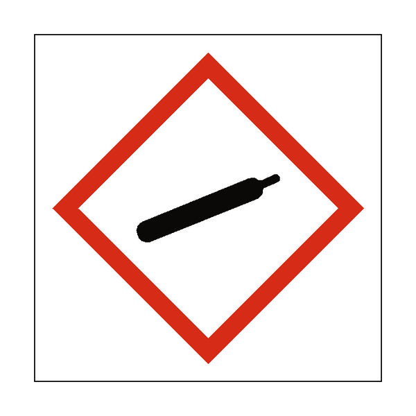 Compressed Gas COSHH Sign - PVC Safety Signs