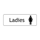 Ladies Toilets Door Sign - PVC Safety Signs