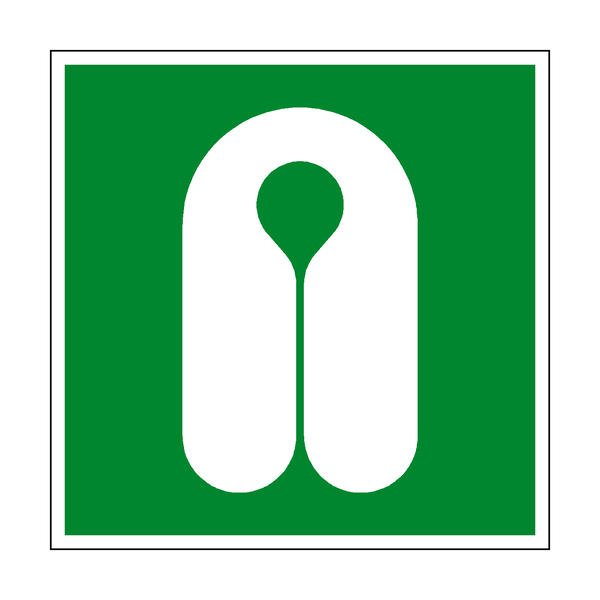 Life Jacket Symbol Sign - PVC Safety Signs