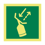 Radar Transponder Symbol Sign - PVC Safety Signs