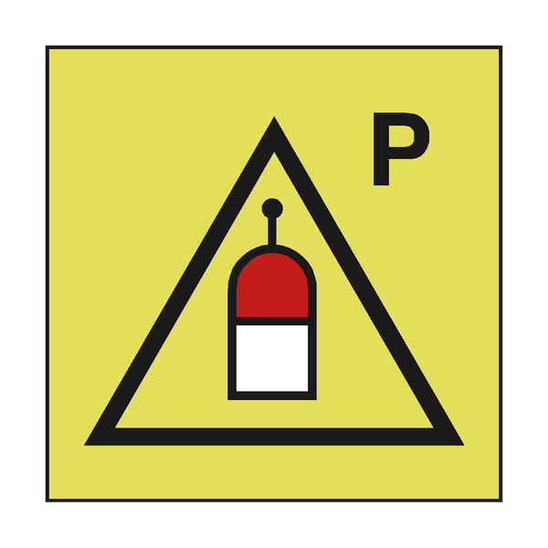REMOTE RELEASE STATION FOR POWDER - PVC Safety Signs