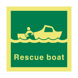 Rescue Boat IMO Safety Sign - PVC Safety Signs