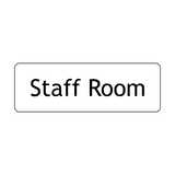 Staff Room Door Sign - PVC Safety Signs