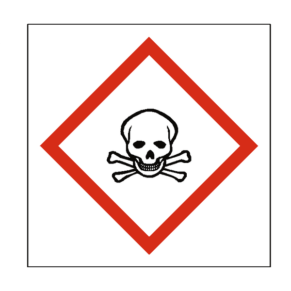 Toxic COSHH Sign - PVC Safety Signs