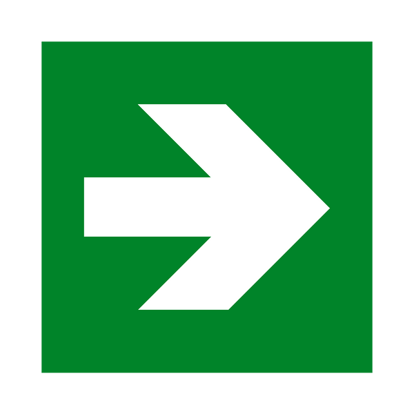 Arrow Right Sign - PVC Safety Signs