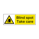 Blind Spot HGV Sign - PVC Safety Signs