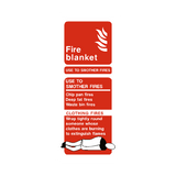 Fire Blanket Fire Extinguisher Sign - PVC Safety Signs