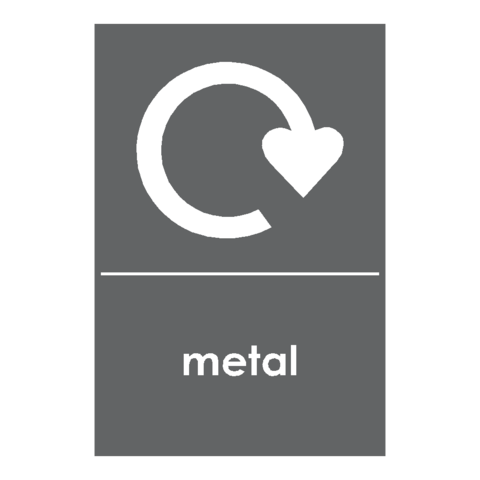 Recycling Metal Sign - PVC Safety Signs