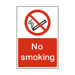 No Smoking Signs