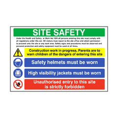 Site Safety Entrance Signs