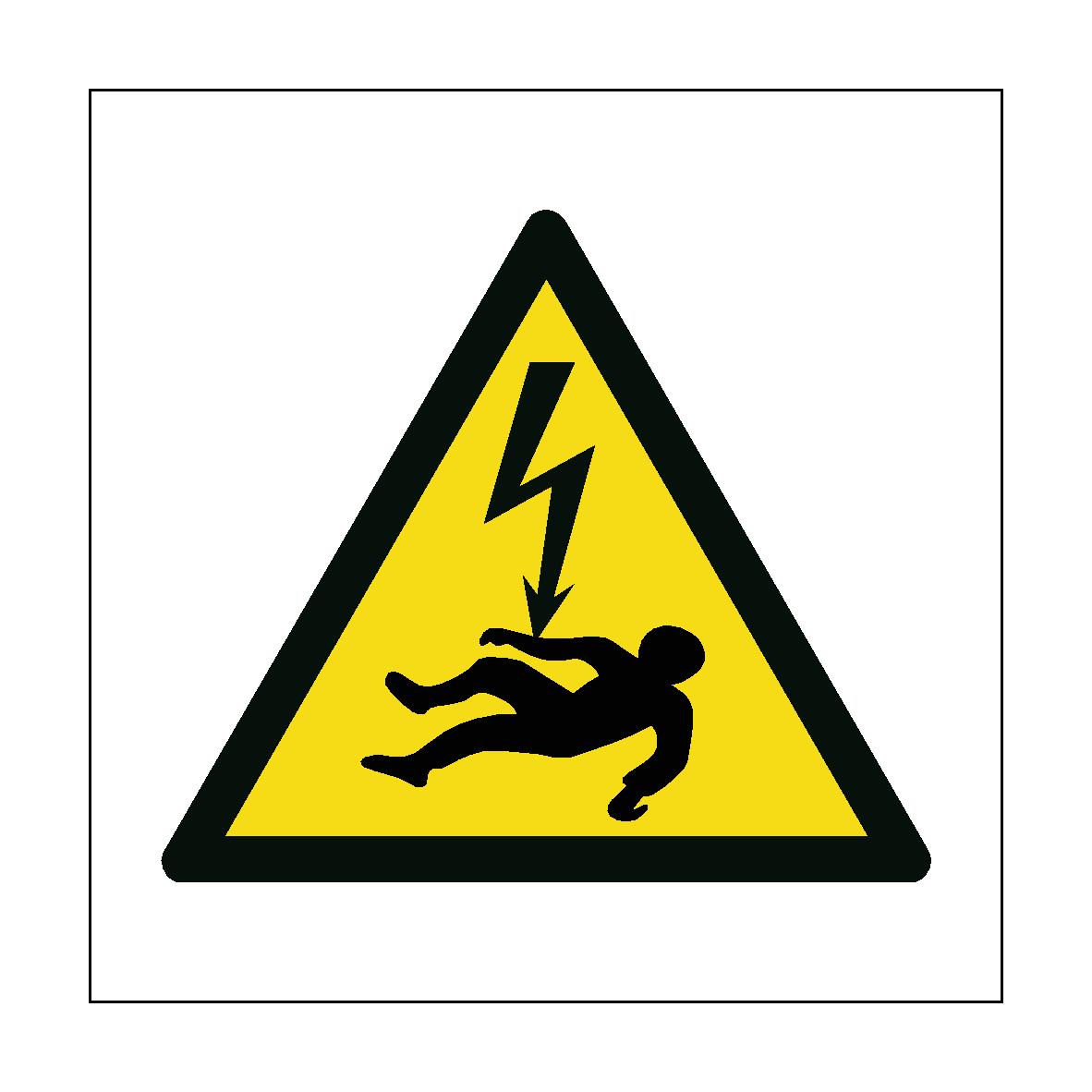 Death Sign Sticker Danger Of Death Symbol Sign | PVC Safety Signs