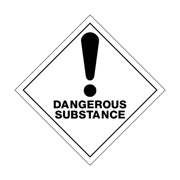 Dangerous Substance Exclamation Sign | PVC Safety Signs