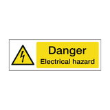 Electrical Hazard Safety Sign - PVC Safety Signs