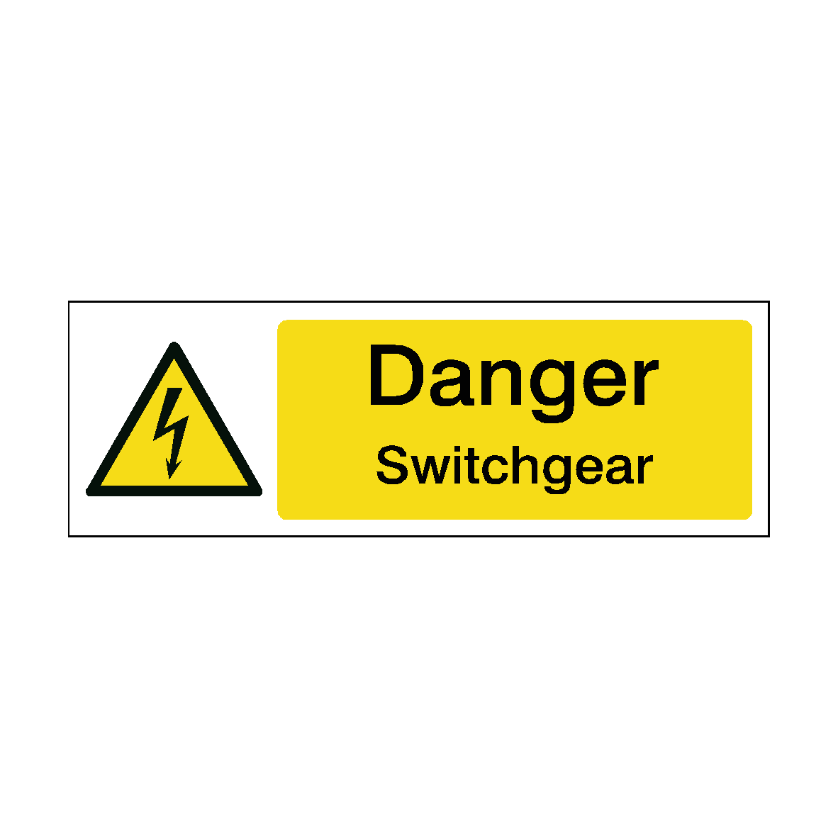 Switchgear Safety Sign | PVC Safety Signs
