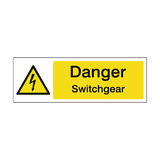 Switchgear Safety Sign - PVC Safety Signs