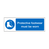 Protective Footwear Sign - PVC Safety Signs