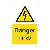 11 kV Sign | PVC Safety Signs