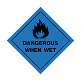 Dangerous When Wet Sign | PVC Safety Signs