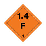Class 1 Explosives F Sign | PVC Safety Signs