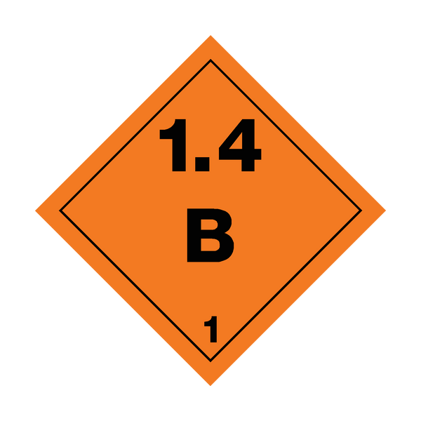 Class 1 Explosives B Sign | PVC Safety Signs
