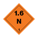 Class 1 Explosives N Sign | PVC Safety Signs
