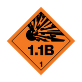 Explosives Class 1.1B Sign | PVC Safety Signs
