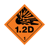 Explosives Class 1.2D Sign | PVC Safety Signs
