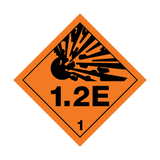 Explosives Class 1.2E Sign | PVC Safety Signs